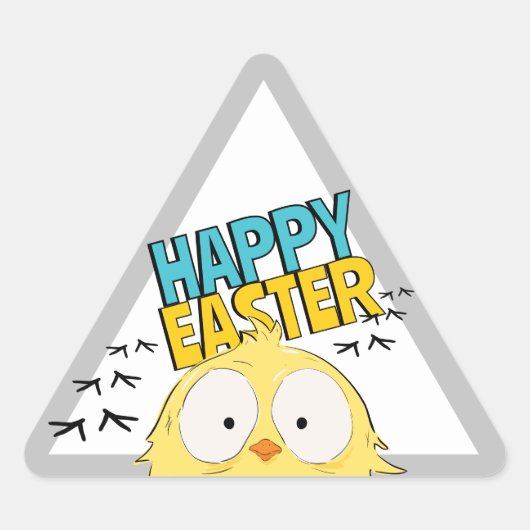 Un Poulet Fou ! Autocollant (Devant)