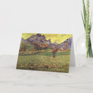 Un pré dans les montagnes, Van Gogh Carte de remer