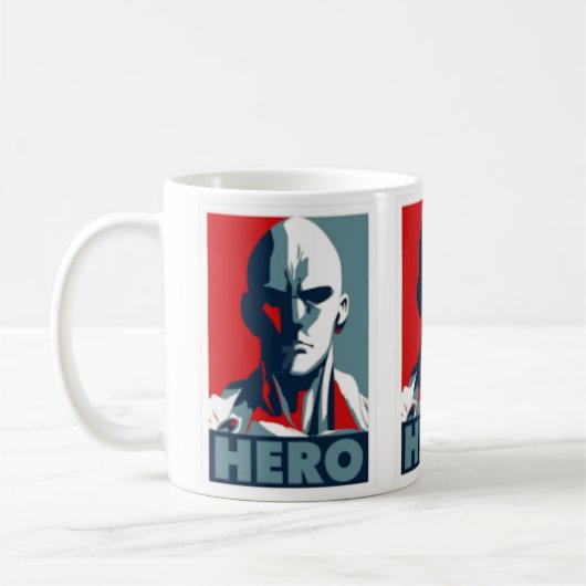 un punch man mug (Gauche)