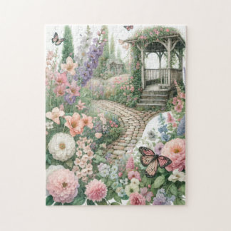 Un puzzle de jardin fantaisiste