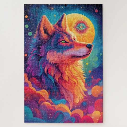 Un puzzle de loup féroce 2 (Vertical)