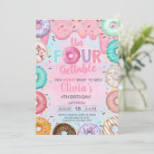 Un-quatre-gettable beigne fille invitation de 4ème (Debout devant)