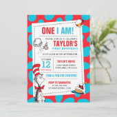Un que je suis | Invitation d'anniversaire Chat da (Debout devant)