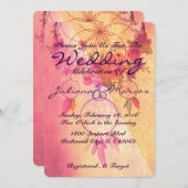 Un rêve d'un faire-part de mariage (Devant / Derrière)