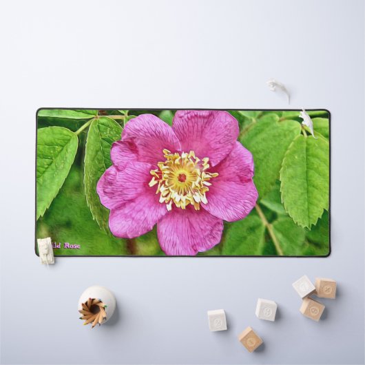 Un Rose sauvage (Tableau pour enfants)