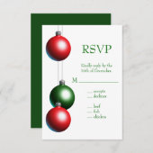 Un RSVP de l'organisation de vacances vertes (Devant / Derrière)