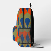 Un sac à dos élégant imprimé multicolore (Droite)
