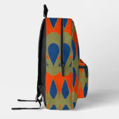 Un sac à dos élégant imprimé multicolore (Gauche)