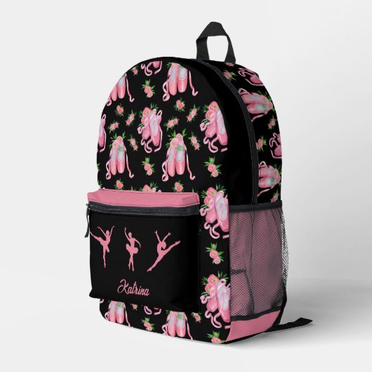 Un sac à dos personnalisé de Ballerina (Coin arrière droit)