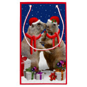 Un sac cadeau de Noël Kiss (Dos)