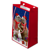 Un sac cadeau de Noël Kiss (Dos Angle)