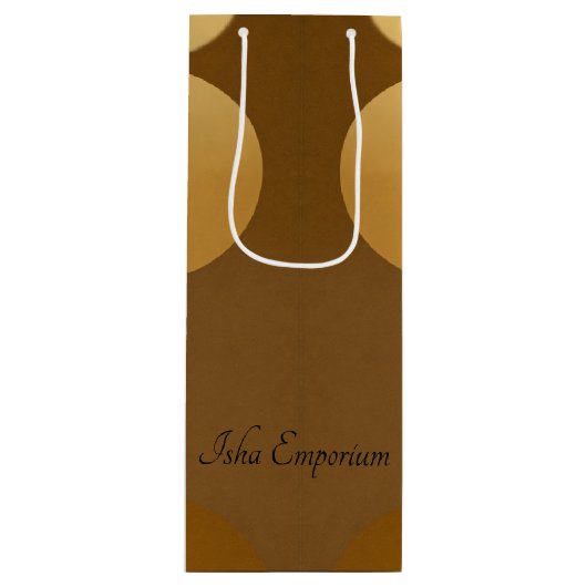 Un Sac Cadeau Vin Luxueux (Devant)