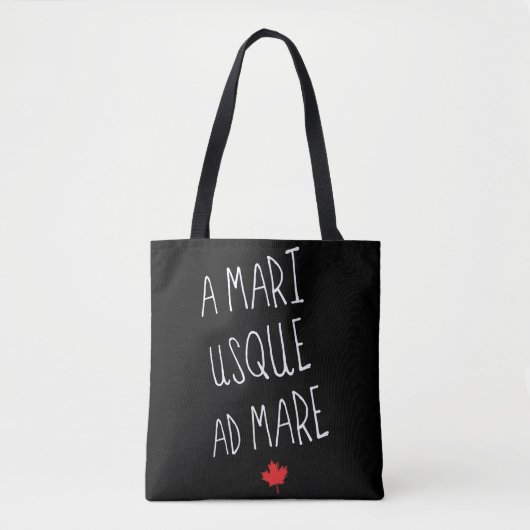 Un sac d'épicerie Mari Usque Ad Mare, Canadien (Devant)