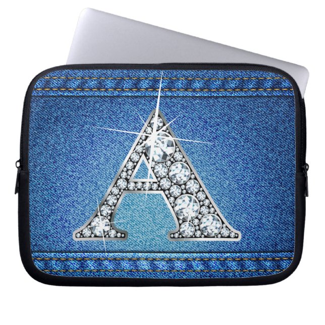 Un Sac Électronique Dénim "Diamant" (Devant)