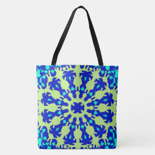Un sac fourre-tout classique multicolore vibrant e