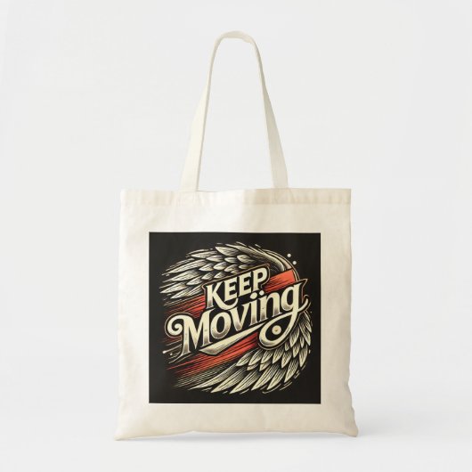 Un sac fourre-tout de message positif (Devant)