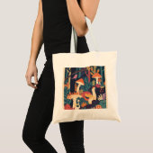 Un sac fourre-tout psychédélique de forêt (Devant (produit))