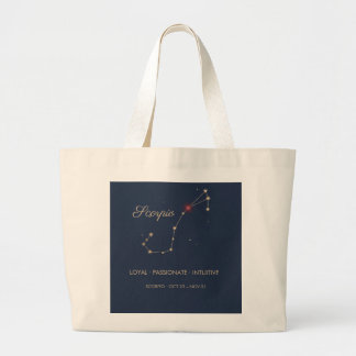 Un sac fourre-tout Scorpion avec la constellation