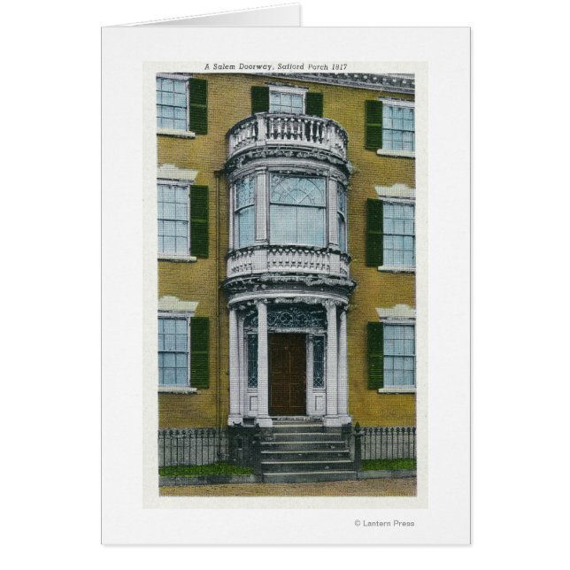 Un Safford Porch, une porte Salem (Devant)