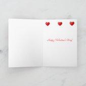 Un salut Valentin - Carte Valentine Vintage (Intérieur)