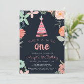 Un sauvage | Invitation de fête d'anniversaire (Debout devant)