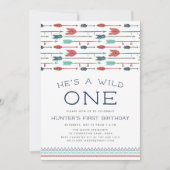 Un sauvage | Invitation de fête d'anniversaire (Devant)