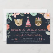 Un sauvage | Invitation de fête d'anniversaire (Devant)