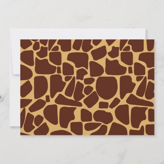 Un sauvage | Moderne Simple Party Invitation anima (Dos)