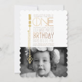 Un sauvage | Photo Invitation de la fête d'anniver (Devant)