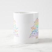 Un sauveur est né Luc 2-11 Mugs d'arbre de Noël (Devant)