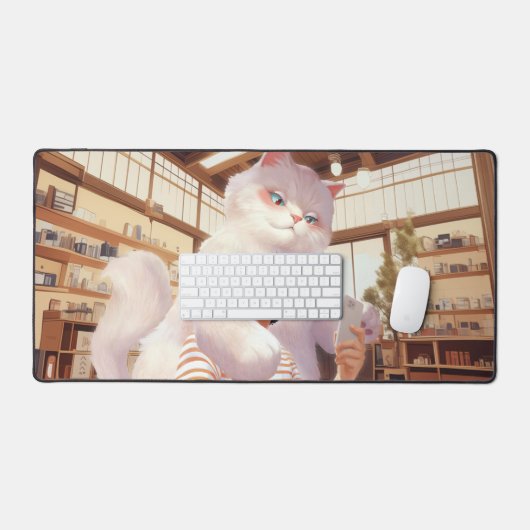 Un selfie avec le géant du fluffy (Clavier et souris)