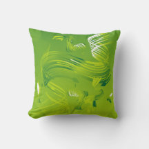 Un sentiment de coussin vert - Calme, Confort créa