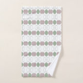 Un Serviette Dans Un Rose Floral Foncé Et Vert (Serviette à main)
