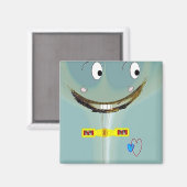 "Un seul regard et vous êtes accroché" Magnet de 2 (Recto/Verso)