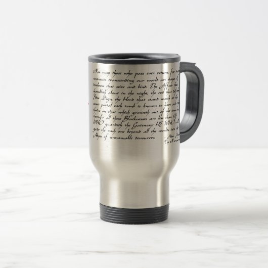Un signe plus ancien - tasse réutilisable de (Devant droit)