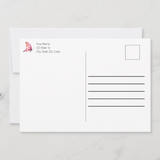 Un simple message Valentine Cartes (Dos)