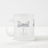 UN SIMPLE MUG GIVRÉ À LIBELLULE (Gauche)