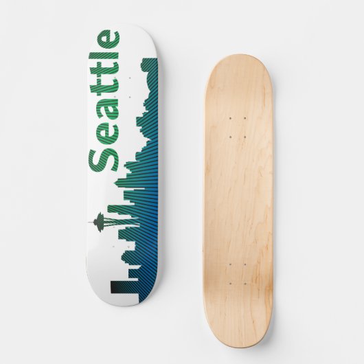Un skateboard d'inspiration seattle (Recto)