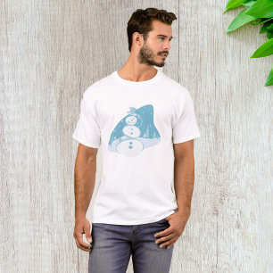 Un Snowman Portant Un Chapeau Haut