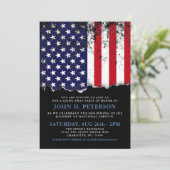 Un soldat se retire Faire-part de la fête | FS INV (Debout devant)