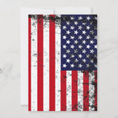 Un soldat se retire Faire-part de la fête | FS INV (Dos)