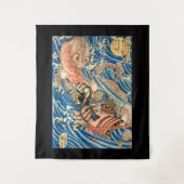 Un sorcier japonais évoquant une tapisserie de dra (Devant)