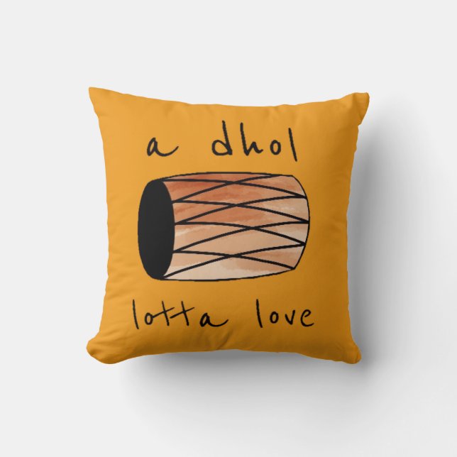 "un sort de dhol coussin d'amour" (Recto)