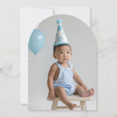 Un sot Goose Boy 1er Invitation anniversaire (Dos)