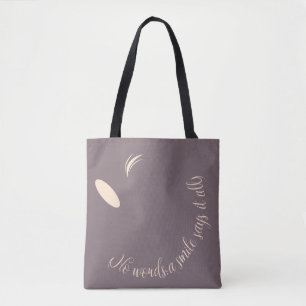 Un sourire dit que tout est sac fourre-tout