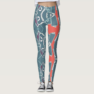 Un style abstrait "Ratti_Creative_Arts" Legging