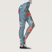 Un style abstrait "Ratti_Creative_Arts" Legging (Droite)