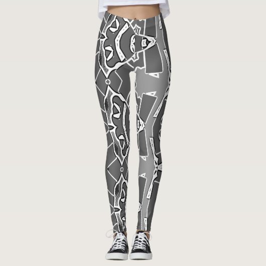 Un style abstrait "Ratti_Creative_Arts" Legging (Devant)