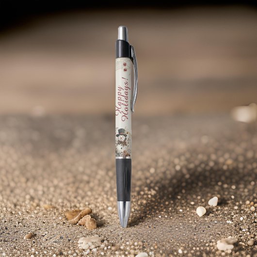 Un stylo floral de motoneige d'aquarelle