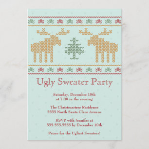 Un sweat moche invitation à fêter Noël
